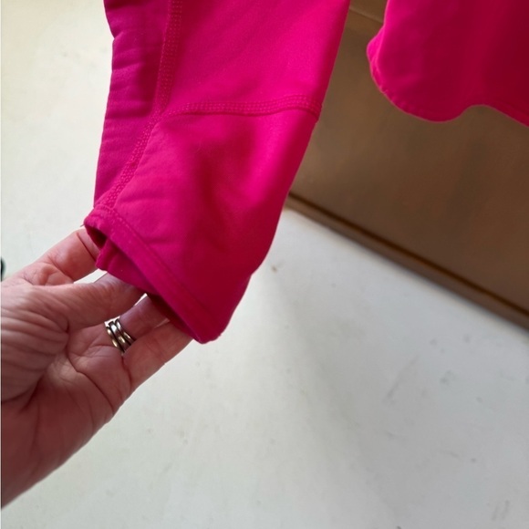 Nike Running Dri-fit long sleeve 1/4 zip pullover hoodie XS outdoor barbie - Picture 7 of 10